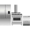 Fisher & Paykel 4-Piece Package RF201ADUSX5N 36 Inch Freestanding French Door Refrigerator and OR36SCG4X1 36 Inch Freestanding Gas Range and DD24DCTX9N 24 Inch Full Console Double DishDrawer and HC36DCXB4 36 Inch Wall Mount Chimney Smart Range Hood