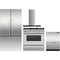 Fisher & Paykel 4-Piece Package RF201ADX5N 36 Inch Freestanding French Door Refrigerator and OR36SCG6X1 36 Inch Freestanding Dual Fuel Range and DD24DCTX9N 24 Inch Full Console Double DishDrawer and HC36DCXB4 36 Inch Wall Mount Chimney Smart Range Hood