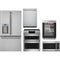 Cafe 5-Piece Package CFE28TP2MS1 36 French-Door Smart Refrigerator and C2S950P2MS1 30 Slide-In Dual Fuel Range and CDT828P2VS1 24 Integrated Dishwasher and CVM521P2MS1 2.1 cu. ft. Over-the-Range Microwave Oven and CCR06BM2PS5 24 Beverage Center