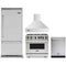 Viking 4-Piece Package VCBB5364RSS 36 Inch Built-In Bottom Mount Refrigerator and VGIC53626BSSLP 36 Inch Freestanding Professional Gas Range and VDWU524SS 24 Inch Fully Integrated Dishwasher and VCWH53648SS 36 Inch Wall Mount Range Hood