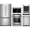 Kitchen Aid 5-Piece Package KRFC136RPS 36 Freestanding Counter-Depth French-Door Refrigerator and KSGG700ESS 30 Slide-In Gas Range and KMMF530PPS 30 Multifunction Over-the-Range Microwave Oven and KDTE204KPS 24 Integrated Dishwasher and KUBL214KSB 24 /
