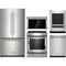 Kitchen Aid 5-Piece Package KRFC136RPS 36 Freestanding Counter-Depth French-Door Refrigerator and KSEG700ESS 30 Slide-In Electric Range and KMMF530PPS 30 Multifunction Over-the-Range Microwave Oven and KDTE204KPS 24 Integrated Dishwasher and KUBL214KSB 24
