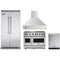 Viking 4-Piece Package VCSB5424SS 42 Inch Counter Depth Built-In Side by Side Refrigerator and VGR5486GSS 48 Inch Freestanding Professional Gas Range and VDWU524SS 24 Inch Fully Integrated Dishwasher and VCWH54848SS 48 Inch Wall Mount Range Hood
