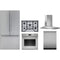 Thermador 5-Piece Package T36FT820NS 36 Freestanding French-Door Smart Refrigerator and SGS305TS Cooktop and HMCB36WS 36 Hood and DWHD640EFP 24 Integrated Dishwasher and ME301YP 30 Wall Oven