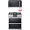 LG 2-Piece Package LTGL6937F 30 Inch Slide-In Gas Smart Range and MVEM1825X 1.8 Cu. Ft. Over-the-Range Smart Microwave Oven
