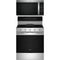 Whirlpool 2-Piece Package WFGS7530RZ 30 Inch Freestanding Gas Smart Range and WMMS3130RS 1.7 cu. ft. Over-the-Range Microwave Oven