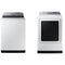 Samsung WA51DG5505AW 27 Inch Smart Top Load Washer & Samsung DVG55CG7100W 27 Inch Smart Gas Dryer