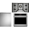 Monogram 3-Piece Package ZGU36RSLSS 36 Inch Gas Cooktop and ZTS90DPSNSS 30 Inch Built-In Electric Smart Single Wall Ove and ZDT925SPNSS 24 Inch Smart Fully Integrated Dishwasher