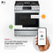 LG LSDS6338F 6.3 cu. ft. Smart wi-fi Dual Fuel Slide-in Range with ProBake Convection(R) and EasyClean(R)