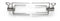 Commercial Quality Collapsible Rotisserie Forks Four Prongs, Set of Two