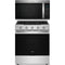 Whirlpool 2-Piece Package WSGS7530RZ 30 Inch Slide-In Gas Smart Range and WMMS3130RS 1.7 cu. ft. Over-the-Range Microwave Oven