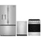 Whirlpool 3-Piece Package WRFF3536SZ 36 Inch Freestanding French Door Refrigerator and WSGS7530RZ 30 Inch Slide-In Gas Smart Range and WDT730HAMZ 24 Inch Fully Integrated Dishwasher