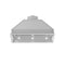 34 In. Ducted Wall Mount Range Hood Insert In Stainless Steel