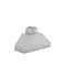 34 In. Ducted Wall Mount Range Hood Insert In Stainless Steel