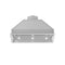 34 In. Ducted Wall Mount Range Hood Insert In Stainless Steel
