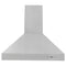 30 In. Professional Convertible Vent Wall Mount Range Hood In Stainless Steel