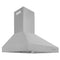 30 In. Professional Convertible Vent Wall Mount Range Hood In Stainless Steel