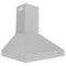30 In. Professional Convertible Vent Wall Mount Range Hood In Stainless Steel