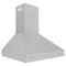 36 In. Professional Ducted Wall Mount Range Hood In Stainless Steel