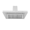 54 In. Professional Ducted Wall Mount Range Hood In Stainless Steel