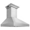 42 In. Crownsound™ Ducted Vent Professional Wall Mount Range Hood In Stainless Steel With Built-in Bluetooth Speakers