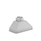 34 In. Ducted Wall Mount Range Hood Insert In Stainless Steel