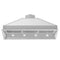 46 In. Ducted Wall Mount Range Hood Insert In Stainless Steel