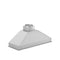 46 In. Ducted Wall Mount Range Hood Insert In Stainless Steel