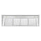 58 In. Ducted Wall Mount Range Hood Insert In Stainless Steel