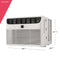 FRIGIDAIRE FHWW153WBE Frigidaire 15,000 BTU Connected Window-Mounted Room Air Conditioner