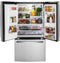 GE APPLIANCES GYE21JYMFS GE(R) ENERGY STAR(R) 20.6 Cu. Ft. Fingerprint Resistant Counter-Depth French-Door Refrigerator