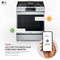 LG LSGS6338F LG STUDIO 6.3 cu. ft. InstaView(R) Gas Slide-in Range with ProBake Convection(R) and Air Fry