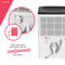 FRIGIDAIRE FFAP5034W1 Frigidaire 50 Pint Dehumidifier with Pump (Energy Star Most Efficient)