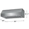 Frigidaire Professional 30'' Under Cabinet Range Hood