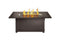 NAPOLEON BBQ KENS1BZ1 Kensington Rectangle Patioflame Table , Bronze , Propane