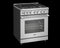 BEKO PRDF34552SS 30" Stainless Steel Pro-Style Dual Fuel Range