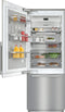 MIELE KF2812SFSTAINLESSSTEELCLEANSTEEL KF 2812 SF - MasterCool(TM) fridge-freezer For high-end design and technology on a large scale.