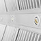 58 In. Ducted Wall Mount Range Hood Insert In Stainless Steel