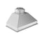 28 in. Ducted Island Mount Range Hood Insert