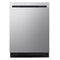 LG LDNFC33LS 24 inch Front Control Built-In Dishwasher, Third Rack, Flush Fit Install, AutoVent Dry, 48 dBA, PrintProof Stainless Steel