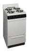 PREMIER BAK100TP 20 in. Freestanding Battery-Generated Spark Ignition Gas Range in Biscuit