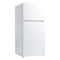 MIDEA MRT14D2BWW Midea Energy Star Certified 14 Cu. Ft. Refrigerator with Glass Shelves - White