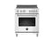 BERTAZZONI MAST304CEMXE 30 inch Electric Range, 4 Heating Zones, Electric Oven Stainless Steel