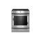 KITCHENAID KSGG700ESS 30-Inch 5-Burner Gas Slide-In Convection Range - Stainless Steel