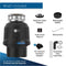 Power 900, 3/4 HP Garbage Disposal, Power Series EZ Connect Continuous Feed Food Waste Disposer