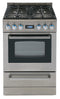 AVANTI DGR24P3S 24" Deluxe Gas Range - Elite Series