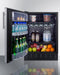 SUMMIT FF6BK2SSRSLHD 24" Wide All-refrigerator