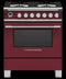 FISHER & PAYKEL OR30SCG6R1 Dual Fuel Range, 30", 4 Burners, Self-cleaning