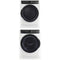 Electrolux ELFW7738MW 27 Inch Front Load Washer & Electrolux ELFE7738MW 27 Inch Front Load Electric Dryer with Electrolux STACKIT7X Stacking Kit