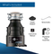 Badger 1 Garbage Disposal with Cord, 1/3 HP